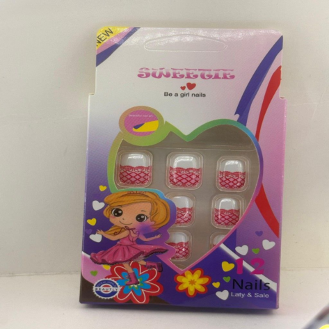 Barbie Pack Kids Nail Art