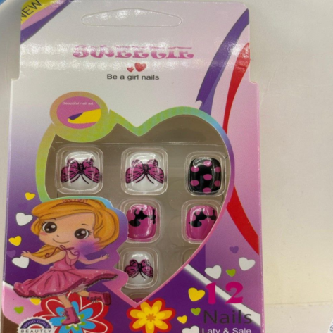 Barbie Pack Kids Nail Art