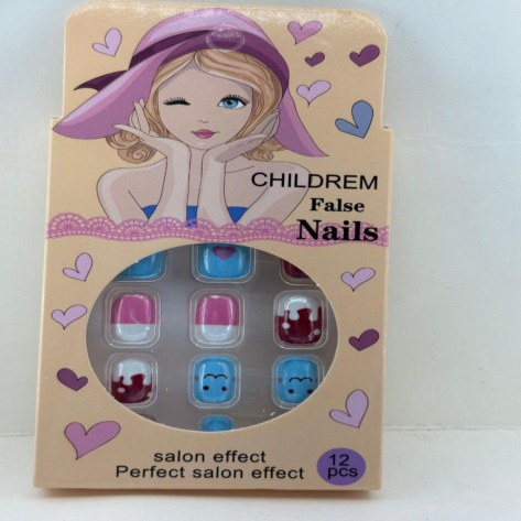 Barbie Pack Kids Nail Art (Blue Shade)