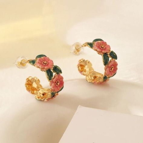 Beautiful Floral Lightweight Earrings