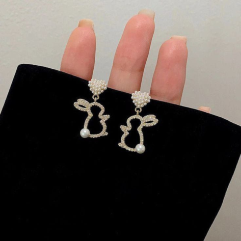 Cute Rabbit Earrings - Image 2
