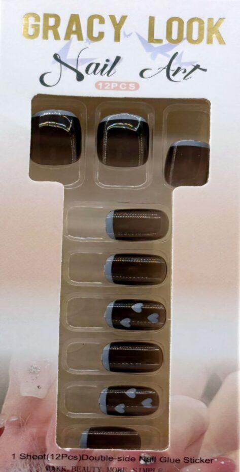Shiny Black Shade Nail